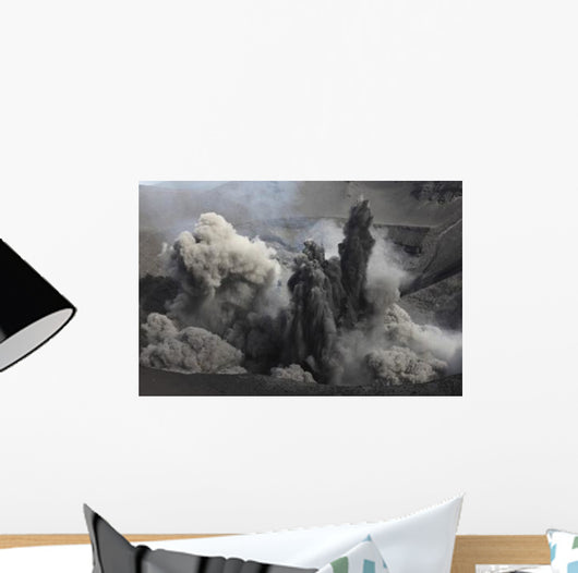 Ash Cloud Eruption Yasur Wall Decal