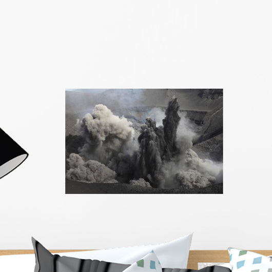Ash Cloud Eruption Yasur Wall Decal