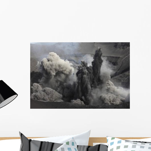 Ash Cloud Eruption Yasur Wall Decal