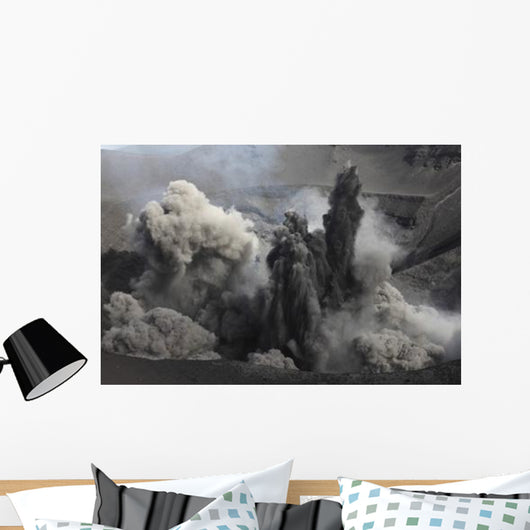Ash Cloud Eruption Yasur Wall Decal