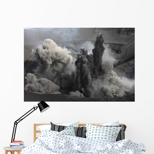 Ash Cloud Eruption Yasur Wall Decal
