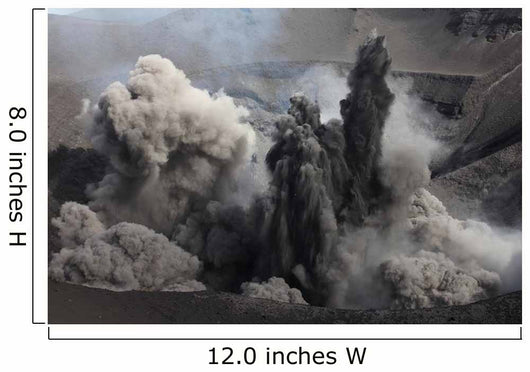Ash Cloud Eruption Yasur Wall Decal