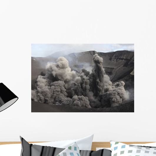 Eruption Volcanic Ash Summit Wall Decal Design 1