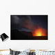 Strombolian Eruption Starlit Night Wall Decal Design 2