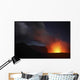 Strombolian Eruption Starlit Night Wall Decal Design 2