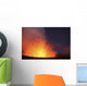 Strombolian Eruption Starlit Night Wall Decal Design 1