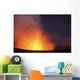 Strombolian Eruption Starlit Night Wall Decal Design 1
