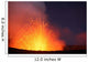 Strombolian Eruption Starlit Night Wall Decal Design 1