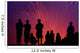 Tourists Observing Strombolian Eruption Wall Decal