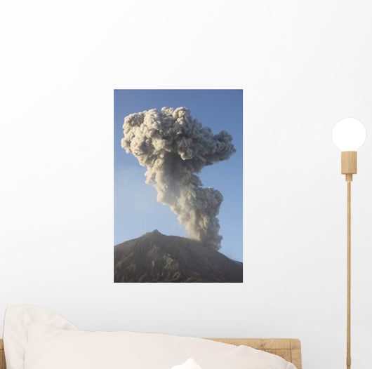 Ash Cloud following Explosive Wall Decal Design 7