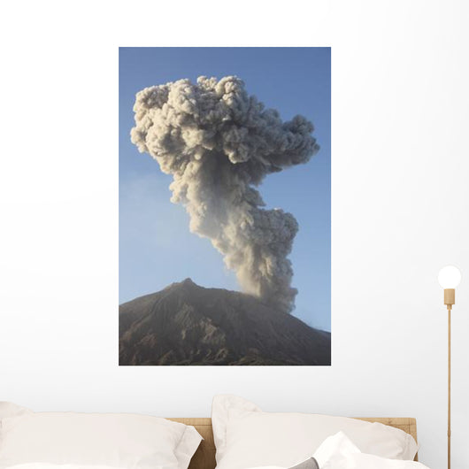 Ash Cloud following Explosive Wall Decal Design 7