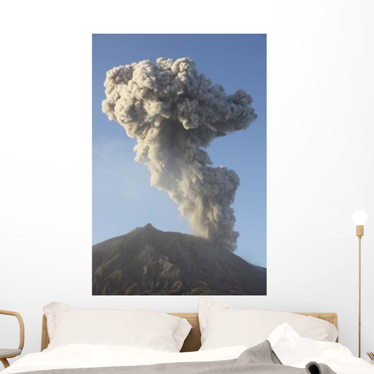 Ash Cloud following Explosive Wall Decal Design 7