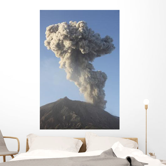 Ash Cloud following Explosive Wall Decal Design 7