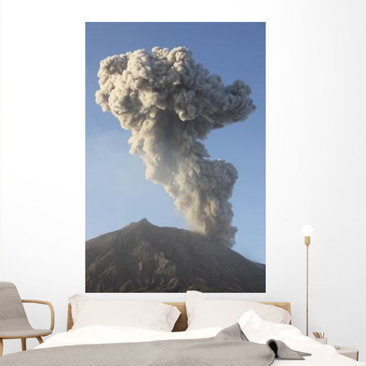 Ash Cloud following Explosive Wall Decal Design 7