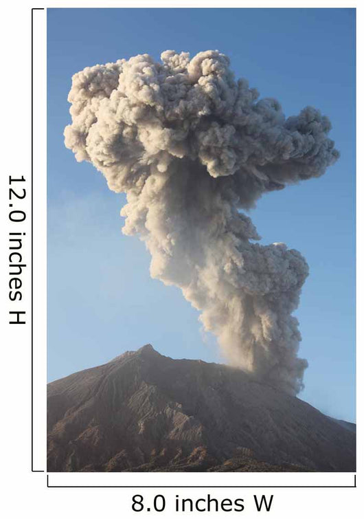 Ash Cloud following Explosive Wall Decal Design 7
