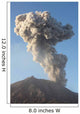 Ash Cloud following Explosive Wall Decal Design 7