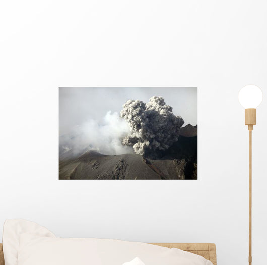 Ash Cloud following Explosive Wall Decal Design 6