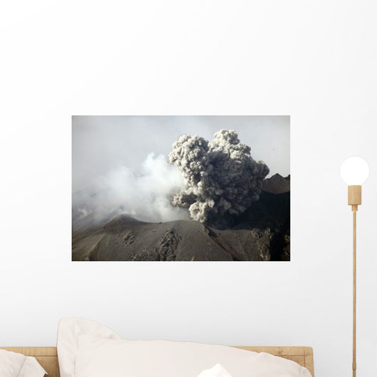 Ash Cloud following Explosive Wall Decal Design 6