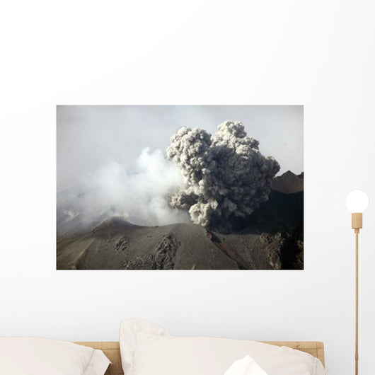 Ash Cloud following Explosive Wall Decal Design 6