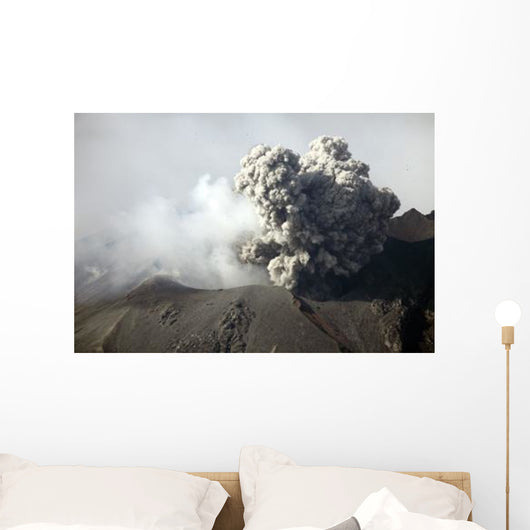 Ash Cloud following Explosive Wall Decal Design 6