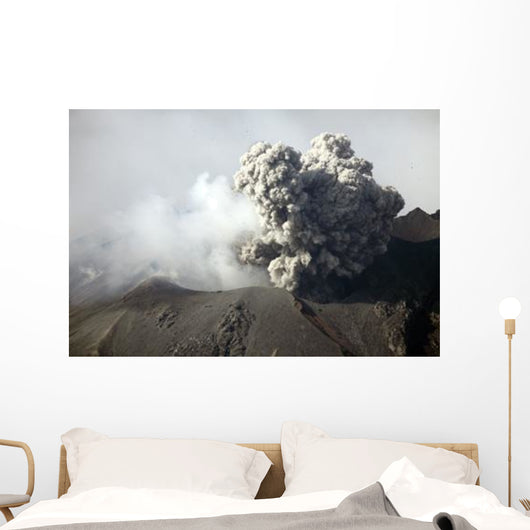 Ash Cloud following Explosive Wall Decal Design 6