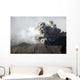 Ash Cloud following Explosive Wall Decal Design 6