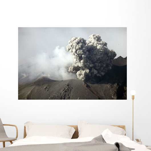 Ash Cloud following Explosive Wall Decal Design 6
