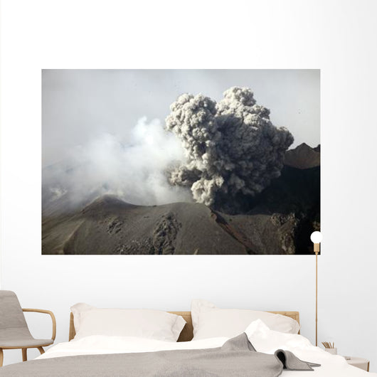 Ash Cloud following Explosive Wall Decal Design 6