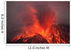 Vulcanian Eruption with Glowing Wall Decal