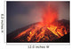 Explosive Vulcanian Eruption Lava Wall Decal