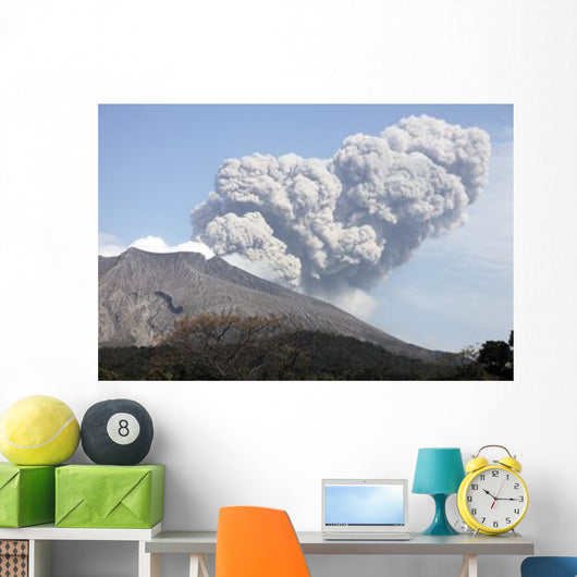 Ash Cloud following Explosive Wall Decal Design 5