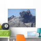 Ash Cloud following Explosive Wall Decal Design 4