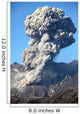 Ash Cloud following Explosive Wall Decal Design 3