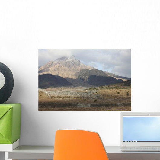 Mount Unzen Volcano Japan Wall Decal Design 2