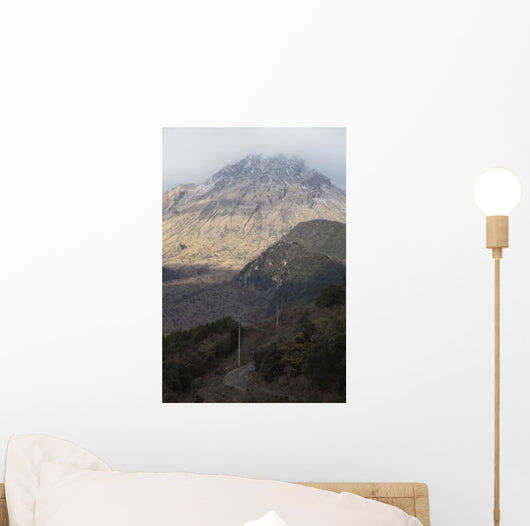 Mount Unzen Volcano Lava Wall Decal Design 2