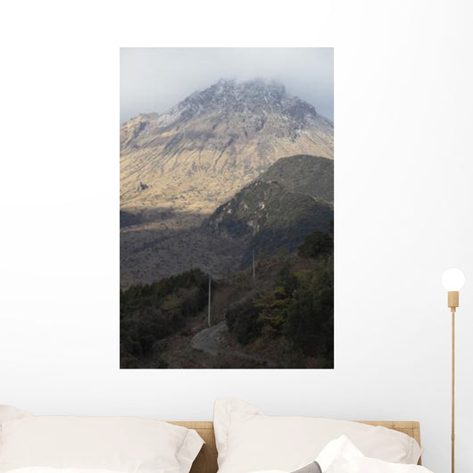 Mount Unzen Volcano Lava Wall Decal Design 2