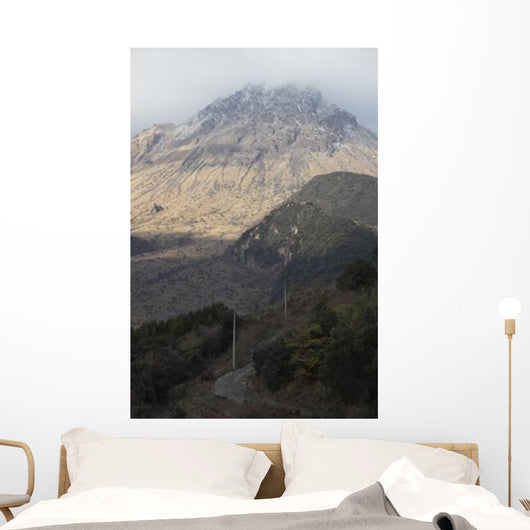 Mount Unzen Volcano Lava Wall Decal Design 2