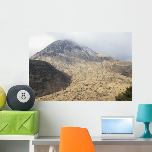 Mount Unzen Volcano with Wall Decal