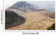 Mount Unzen Volcano with Wall Decal