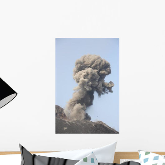 Ash Cloud from Eruption Wall Decal