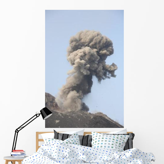 Ash Cloud from Eruption Wall Decal