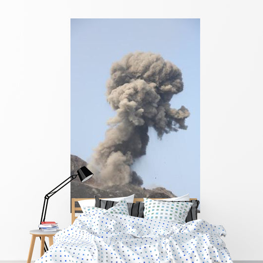 Ash Cloud from Eruption Wall Decal