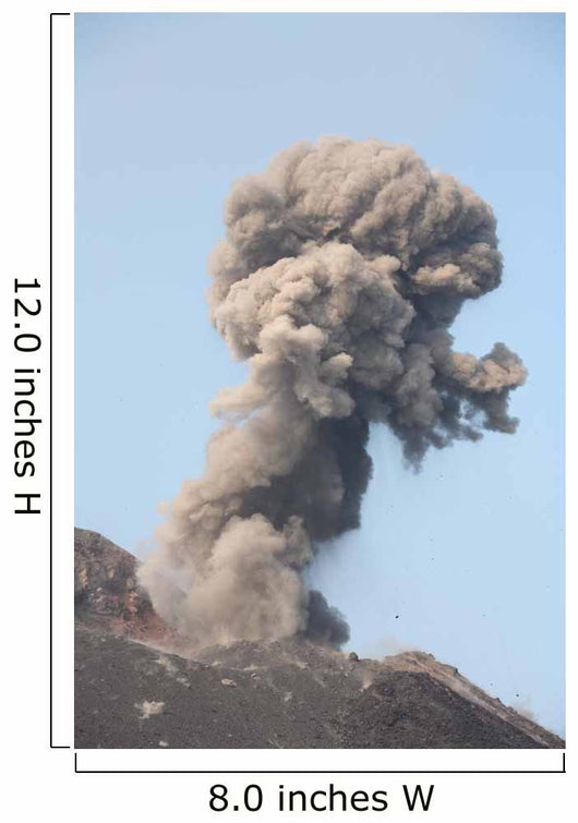 Ash Cloud from Eruption Wall Decal