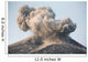 Ash Cloud from Vulcanian Wall Decal Design 1