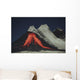 Eruption Natrocarbonatite Lava Flows Wall Decal Design 2