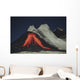 Eruption Natrocarbonatite Lava Flows Wall Decal Design 2
