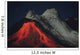 Eruption Natrocarbonatite Lava Flows Wall Decal Design 1