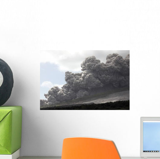 Pyroclastic Flow Descending down Wall Decal