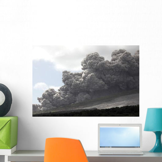 Pyroclastic Flow Descending down Wall Decal