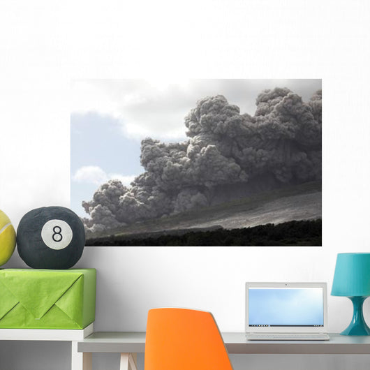 Pyroclastic Flow Descending down Wall Decal